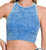 Acid Wash High Neck Crop Top - Live Fabulously