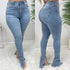 Appear Taller Slit Jeans