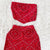 Bandana Tube Top Set (Red) - Live Fabulously