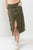 Cargo Front Slit Skirt - Live Fabulously