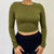 Long Sleeve Basic Crop Top - Live Fabulously